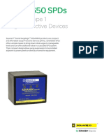 Square D Type 1 Surge Protective Devices: Sdsa3650 Spds