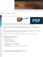 Jazz Guitar Chord Chart #1: Basic Chord Shapes For Jazz