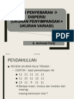 Nilai Penyebaran Dispersi PDF