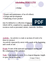 Project Scheduling PERT/CPM