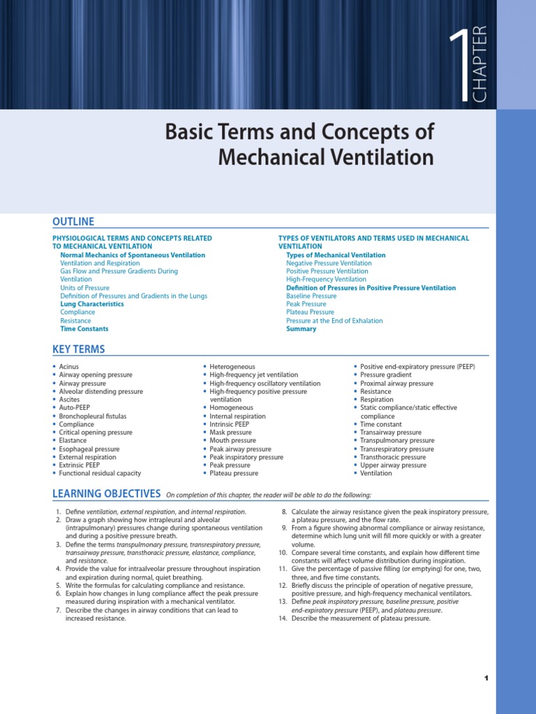 Mechanical Ventilation Basics Explained | PDF | Breathing | Exhalation