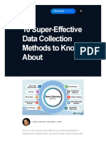 10 Super-Effective Data Collection Methods To Know About