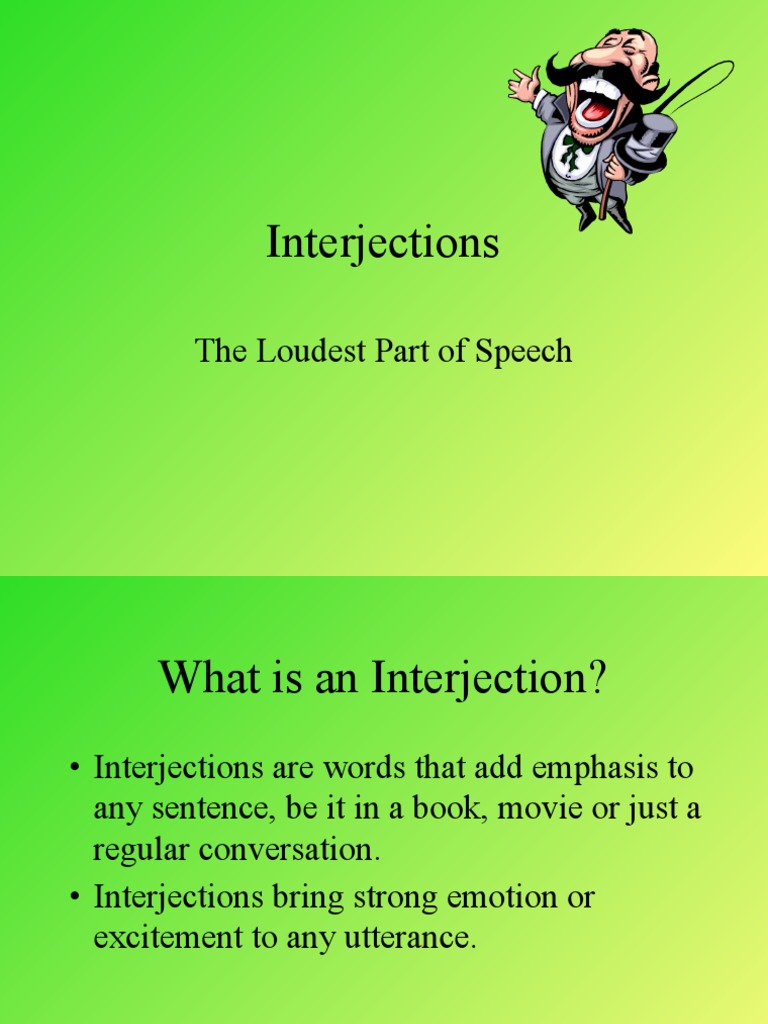 Interjection Note Part | PDF
