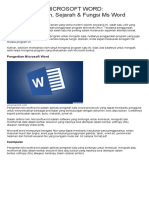 Microsoft Word: Alat Utama Untuk Membuat Dokumen Digital