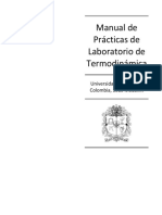 Manual de Prácticas de Laboratorio de Termodinámica