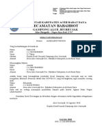 Surat Keterangan Dari Kepala Desa