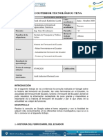 Historia Del Ferrocaril en Ecuador.