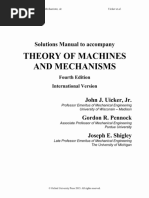 Theory of Machines and Mechanisms by Shigley | PDF