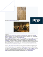 Modern Constitutions: Constitution of Pylyp Orlyk