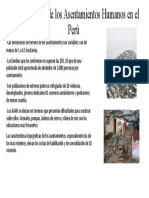 Características de Los Asentamientos Humanos en El Perú