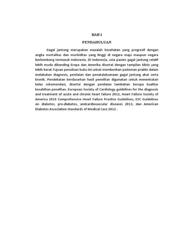 Tatalaksana Gagal Jantung Akut Dan Kronik Pdf