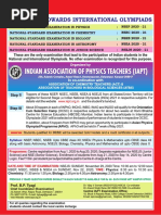 Olympiad Exam Dates 2025-2026 | PDF