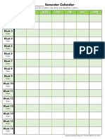 Semester Calendar PDF