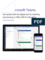 Microsoft Teams Getting Started Guide For Educators - EDU