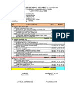 Rencana Kegiatan Dan Anggaran Satuan (Rkas) Pendidikan Anak Usia Dini (Paud) Tahun Anggaran 2020