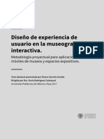 Sanchis - Diseño de experiencia de usuario en la museografía interactiva. Metodología proyectual ...