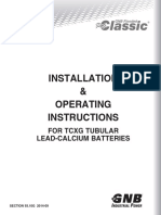 Section 93_10G 2014-09 GNB Flooded Classic TCXG Installation and Operation Manual