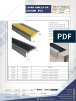 Perfil para Grada de Aluminio-Pvc - Ccima PDF