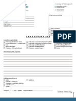 Zahtjev Molba PDF