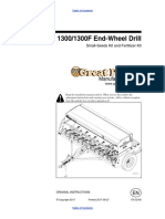 1300/1300F End-Wheel Drill: Manufacturing, Inc