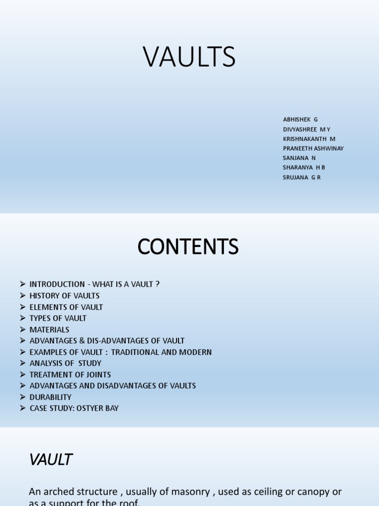 Types and History of Architectural Vaults | PDF | Vault (Architecture ...