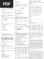 Risk Management - RM CHEAT SHEET MAYBE