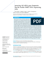 Sequencing 16S Rrna Gene Fragments Using The Pacbio SMRT Dna Sequencing System