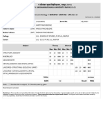 Pt. RAVISHANKAR SHUKLA UNIVERSITY Student Result Page