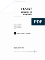 National Academy of Engineering, John R. Whinnery, Jesse H. Ausubel, H. Dale Langford - Lasers_ invention to application-National Academies Press (1987)