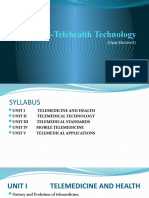 Telehealth Technology Syllabus