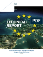 Taxonomy: Final Report of The Technical Expert Group On Sustainable Finance