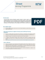 Information Sheet: ERP Export Financing Programme