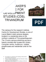 Laurie Baker's Centre For Development Studies (CDS), Trivandrum PDF
