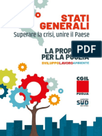 Stati Generali Cgil Puglia Documento Piattaforma 2020