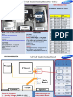 Insert Photo of TV Board Layout Include Board Assy Names (As Appearing in Parts) and Any Special Labels/items (I.e. Plasma Voltage Label)