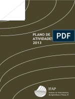 Plano de Actividade 2013