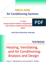 MECH 4340: Air Conditioning Systems