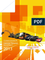 Cipaganti Citra Graha Annual Report 2013 Laporan Tahunan CPGT Indonesia Investments PDF