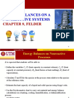 Chapter 8 - Sections 8.1-8.4 (C) - Nonreactive Energy Balances - 1415-1