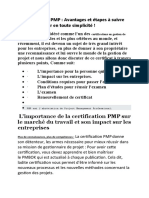 certification PMP