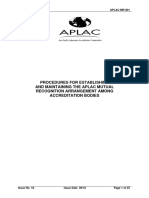 Aplac MR 001 Issue 18