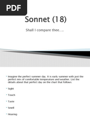 Sonnet (18)