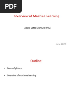 Overview of Machine Learning PDF