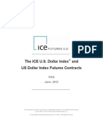 The ICE U.S. Dollar Index and US Dollar Index Futures Contracts