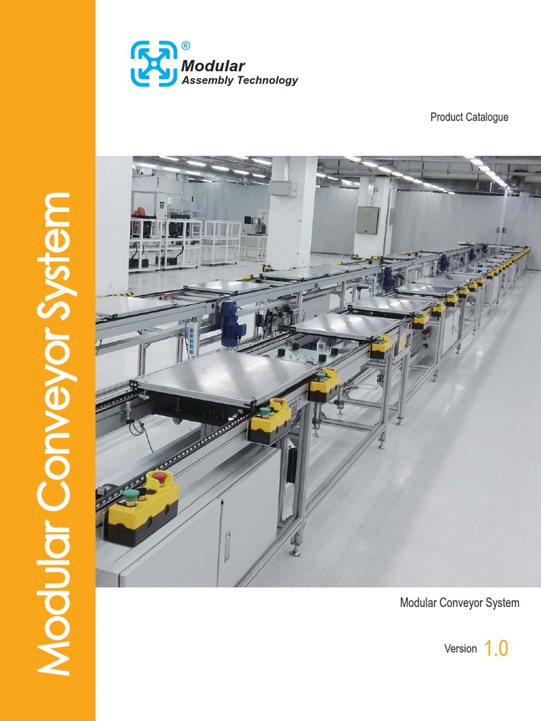 MCS-Modular Conveyor System PDF | PDF | Belt (Mechanical) | Pallet