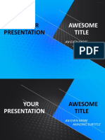 Your Presentation: Awesome Title