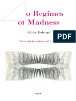 Gilles Deleuze Two Regimes of Madness Texts and Interviews 19751995 PDF