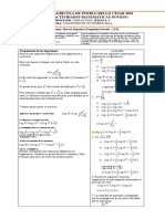 Actividades de Matemáticas 11 Semana 3.