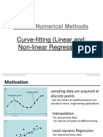CE 205: Numerical Methods: Curve-Fitting (Linear and Non-Linear Regression)