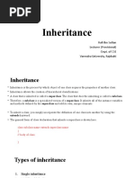 Inheritance Slide Java